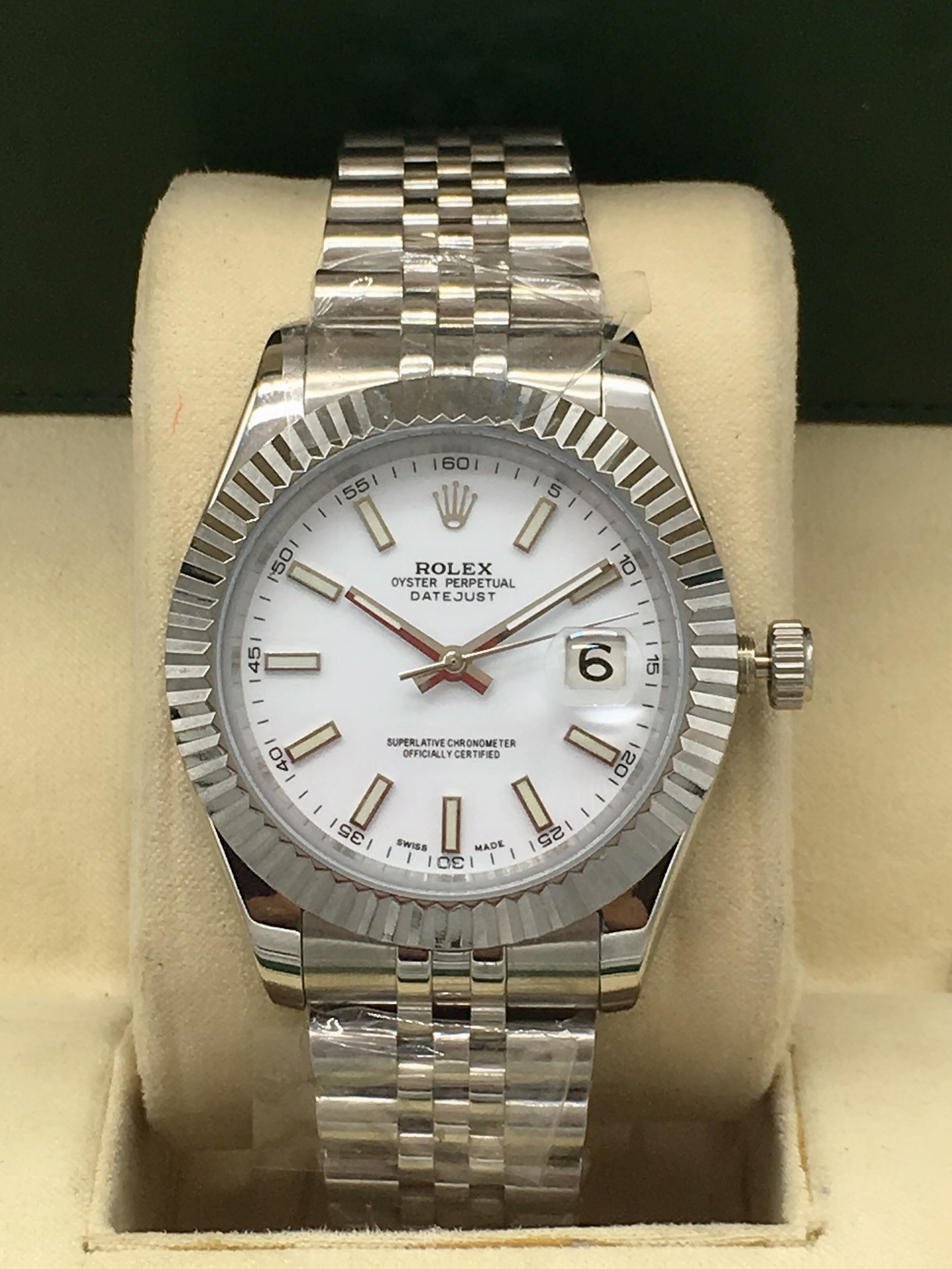 Rolex Datejust White Dial Automatic - 41mm Replica Watches