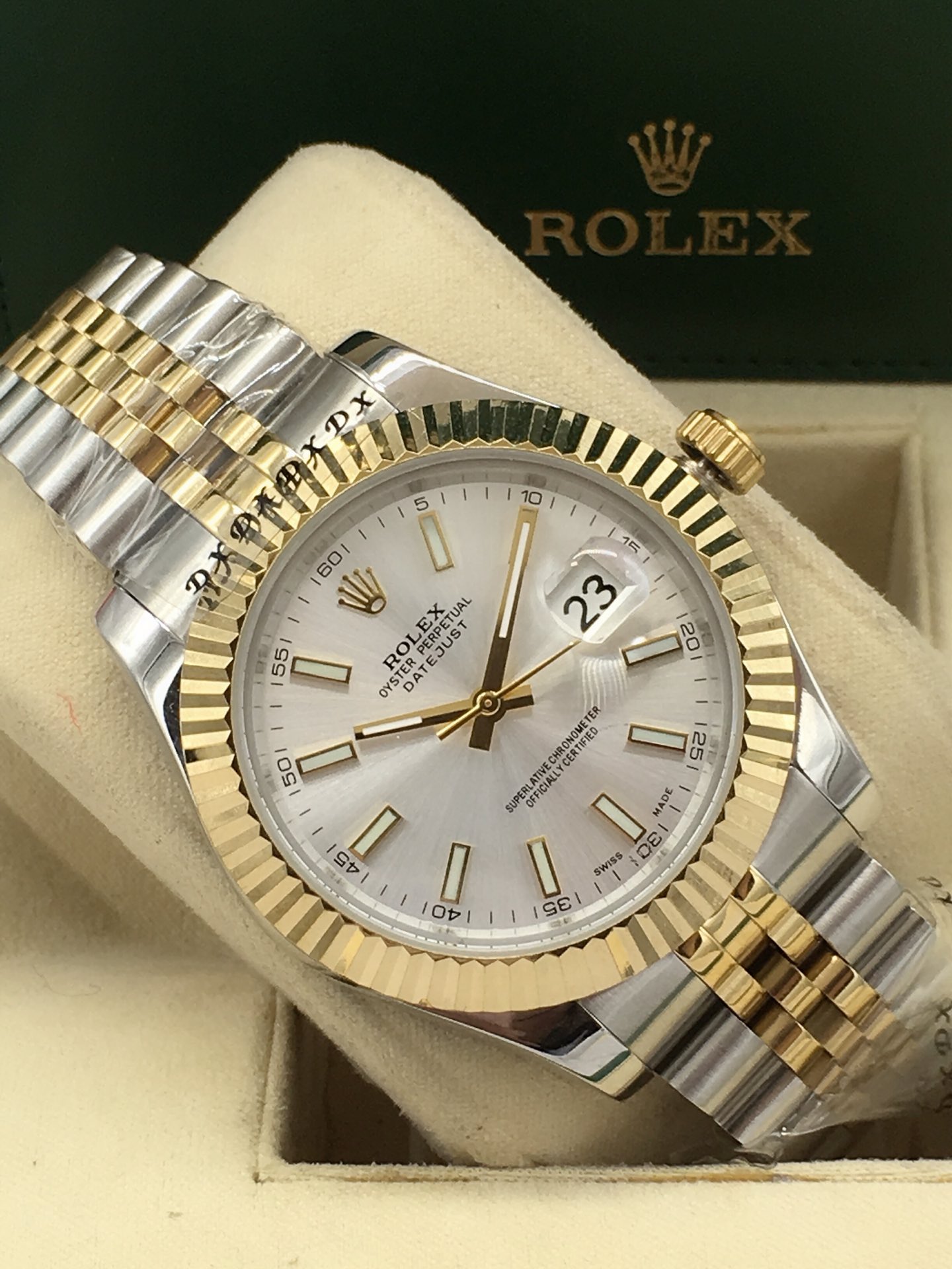 Rolex Datejust two tone Automatic - 41mm Replica watches