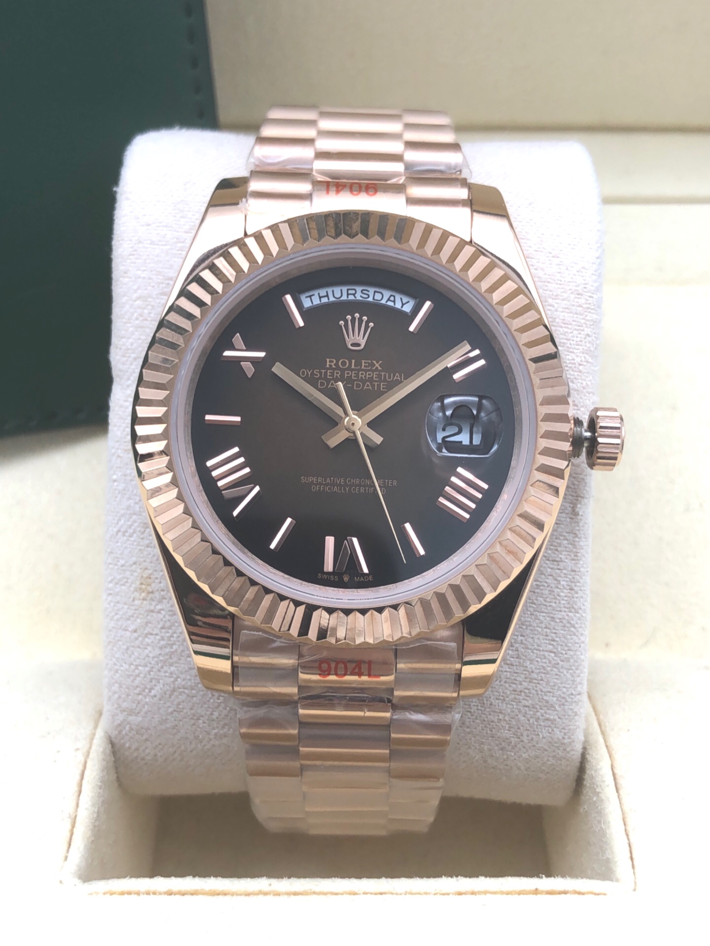 Rolex Daydate Rose Gold Automatic -41mm Replica watches