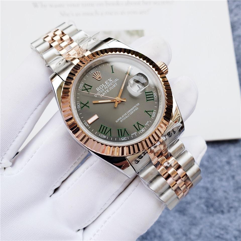 Rolex Daydate Two tone Rose Gold Automatic Luxury - 40mm Replica Watches