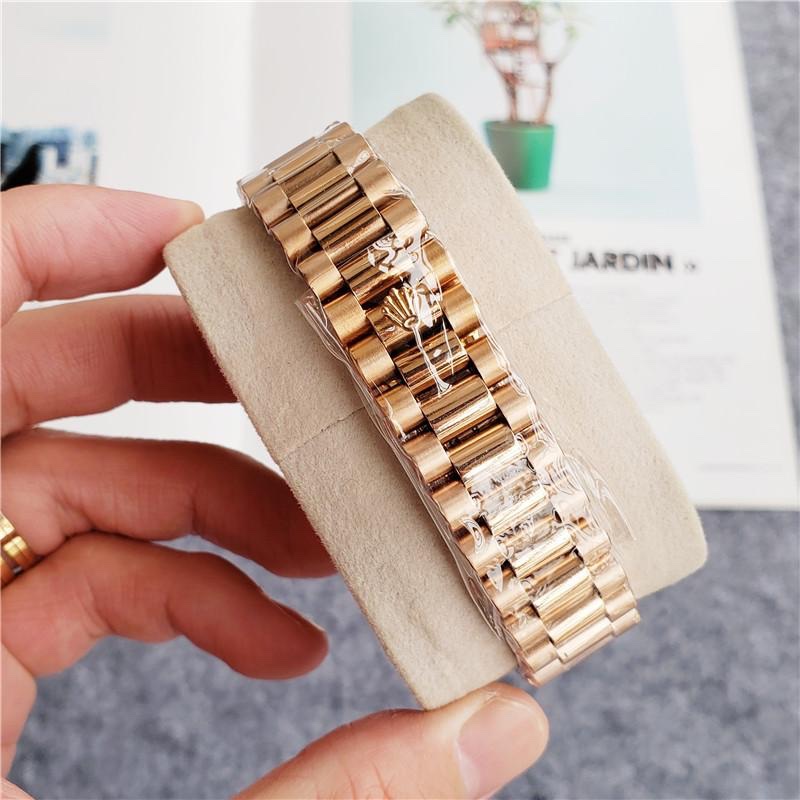 Rolex Daydate Rose Gold Green Dial Automatic Luxury - 40mm Replica Watches