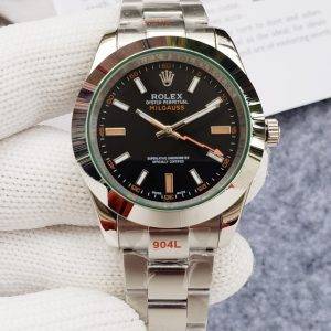 Rolex Milguess Black dial automatic movement - 41mm Replica watches