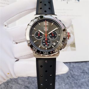 Tag Heuer F1 Black Dial/ Chronograph/ Luxury Tag Watch For Men's- 43mm -Replica watches