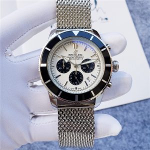Breitling Superocean White dial/ Chronograph / Luxury Breitling Watch For Men’s- 46mm -Replica watches