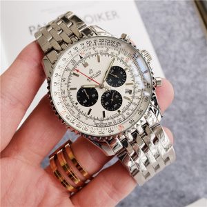 Breitling Navitimer White Dial, Chronograph Quartz, Men’s 44mm -Replica watches