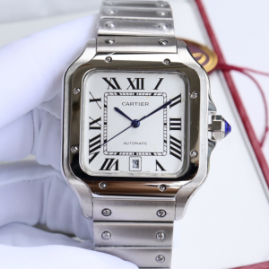 Cartier Santos White dial Automatic Movement - 40mm Replica watches