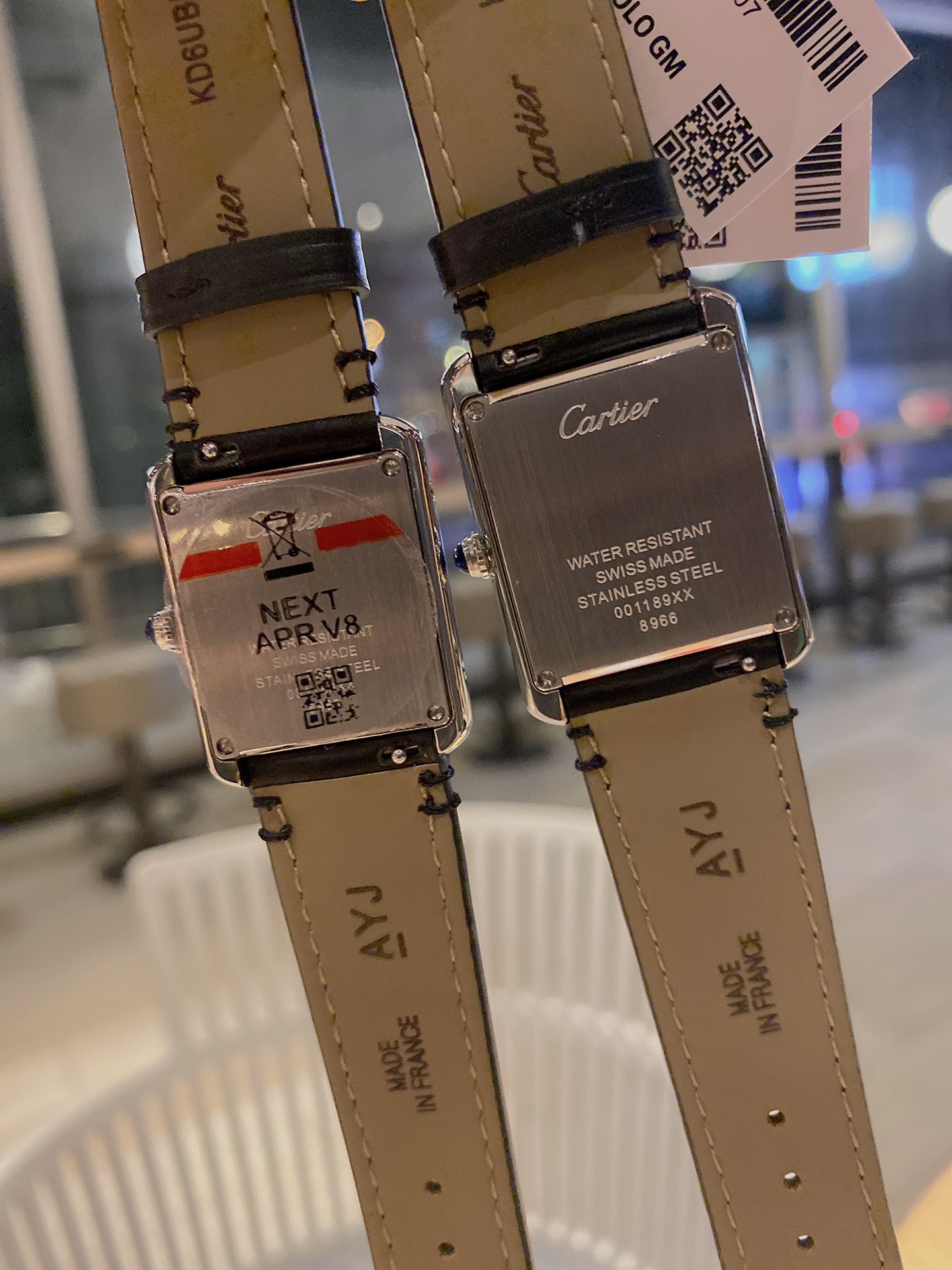 Cartier White Dial Automatic Movement- Replica watches