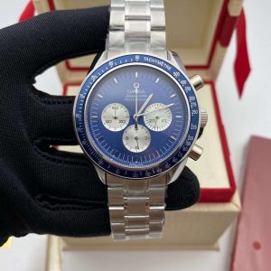 Omega Seamaster Blue dial / Chronograph / luxury Omega watches for Men’s- 44mm -Replica watches