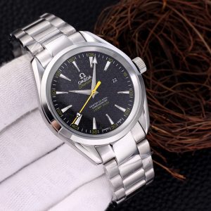 Omega Seamaster Black dial/ Automatic Movement/ luxury Omega watches for Men’s- 42mm -Replica watches