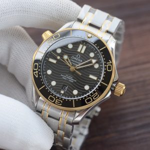 Omega Seamaster Black dial/ Automatic Movement/ luxury Omega watches for Men’s- 42mm -Replica watches