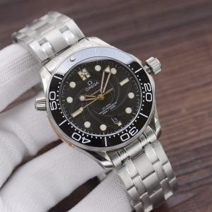 Omega Seamaster black dial/ Automatic Movement/ luxury Omega watches for Men’s- 42mm -Replica watches