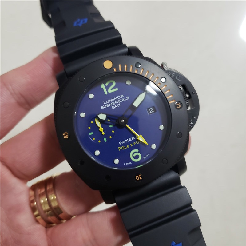 Panerai Luminor Submersible GMT Pole 2 Pole/Automatically Movement/ Amazing Panerai luxury watch for men’s -Replica watches