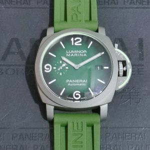 Automatic Panerai Watch Green Strap/ Luminor Marina Panerai/ Luxury Panerai for men -Replica watches