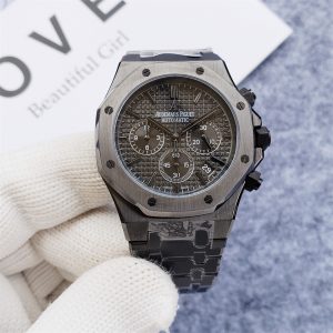 AP Audemars Piguet Black Stainless Steel / Offshore Chronograph - 42mm -Replica watches