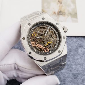 AP Audemars Piguet Silver Stainless Steel/ AP Automatic Movement- 42mm -Replica watches