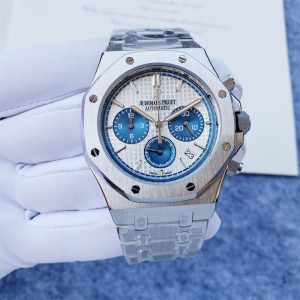 AP Audemars Piguet Silver Stainless Steel/ AP Automatic Movement- 42mm -Replica watches