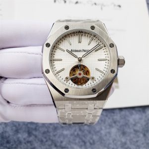 AP Audemars Piguet Silver Stainless Steel/ AP Automatic Movement- 42mm -Replica watches
