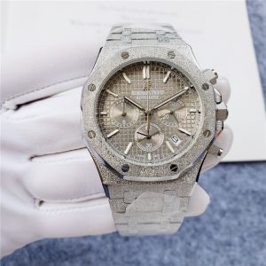 AP Audemars Piguet Silver Stainless Steel/ AP Automatic movements- 42mm -Replica watches