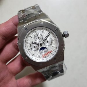 Audemars Piguet Silver Stainless Steel/ AP Automatic movements- 42mm -Replica watches