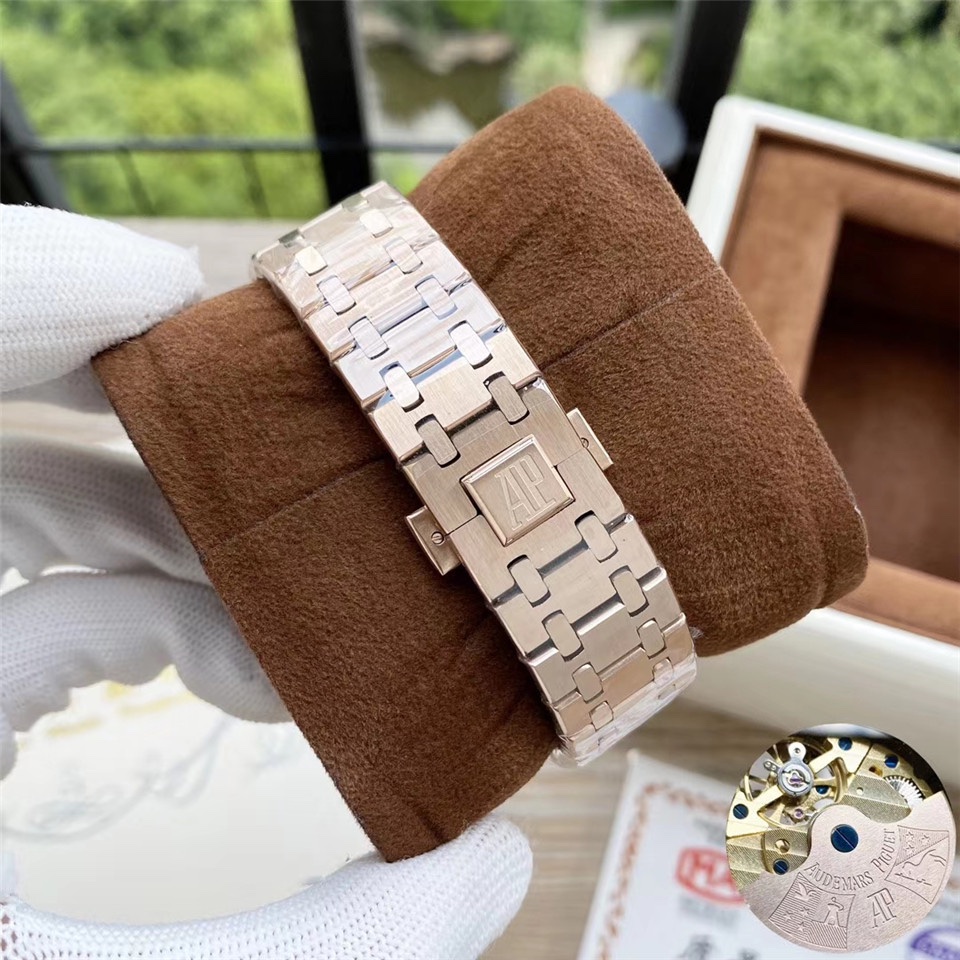 AP Audemars Piguet Rose Gold Stainless Steel/ AP Automatic movements- 42mm -Replica watches