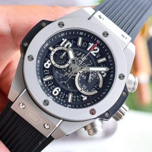 Hublot Big Bang King Black Rubber Strap Chronograph-Replica watches