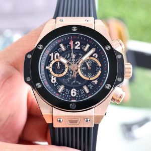 Hublot Big Bang Black Rubber Strap Chronograph- 42mm -Replica watches
