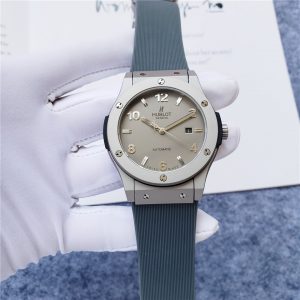 Hublot Geneva Black Rubber Strap Automatic Movement - 42mm -Replica watches