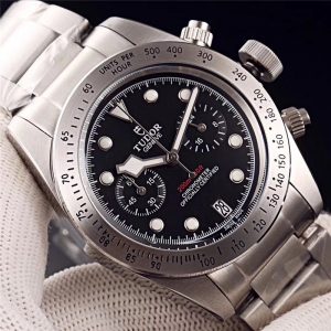 Tudor Geneva Chronograph Black dial -Replica watches