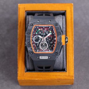 Richard Millie Automatic Movement Black Rubber strap RM -Replica watches