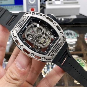 Richard Millie Automatic Movement Chronograph Black Rubber strap RM -Replica watches