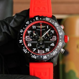 Breitling Endurance Red Strap, Men’s -44mm -Replica watches