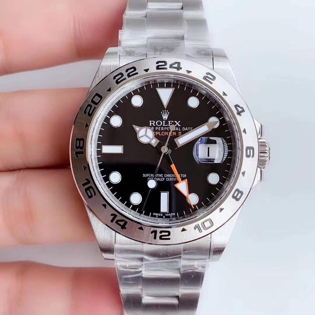 Rolex Explorer Black Dial Men's Automatic- 42mm