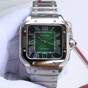 Cartier Santos Green dial Automatic Movement - 40mm